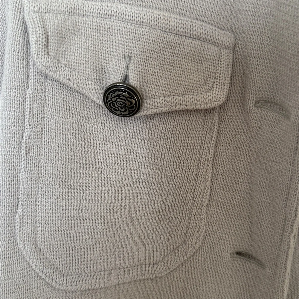 Free People Women’s XS Jacket Button Up Floral Tan/Cream Boho Flaw - Picture 3 of 10